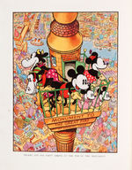 "A TRIP WITH MICKEY MOUSE" RARE ENGLISH HARDCOVER.