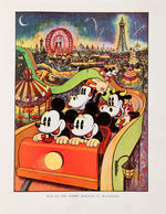 "A TRIP WITH MICKEY MOUSE" RARE ENGLISH HARDCOVER.