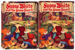 "SNOW WHITE AND THE SEVEN DWARFS" HARDCOVER BOOK WITH DUST JACKET.
