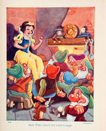"SNOW WHITE AND THE SEVEN DWARFS" HARDCOVER BOOK WITH DUST JACKET.