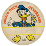 "DONALD DUCK BEVERAGES" RARE 1950s INDUSTRY CONVENTION BUTTON.