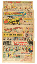 ORPHAN ANNIE/OVALTINE NEWSPAPER ADS FOR 5 DIFFERENT MUGS.