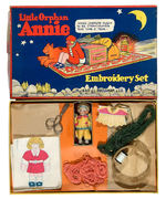 "LITTLE ORPHAN ANNIE EMBROIDERY SET."