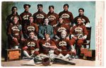 "GREENS NEBRASKA INDIANS" EARLY 1900s POSTCARD.