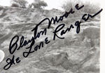 LONE RANGER CLAYTON MOORE & TONTO JAY SILVERHEELS SIGNED PHOTO.