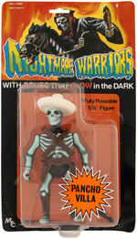 "NIGHTMARE WARRIORS WITH BONES THAT GLOW IN THE DARK" PANCHO VILLA ON CARD.