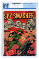 "SPY SMASHER" #5 JUNE 1942 PGX 5.5 FINE-.