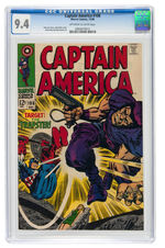 "CAPTAIN AMERICA" #108 DECEMBER 1968 CGC 9.4 NM.