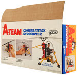 "THE A-TEAM" LOT OF SEVEN FIGURES AND GYROCOPTER BY GALOOB.