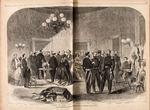 “HARPER’S WEEKLY” JAN.-JUNE 1862 BOUND VOLUME WITH 23 CIVIL WAR ISSUES.