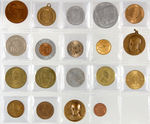 EISENHOWER COLLECTION OF 19 METALLIC ITEMS.