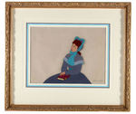 ALICE IN WONDERLAND - ALICE'S SISTER FRAMED PRODUCTION ANIMATION CEL.