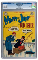 MUTT AND JEFF #39 1949 CGC 8.5 WHITE PAGES VANCOUVER PEDIGREE.