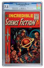 INCREDIBLE SCIENCE FICTION #30 1955 CGC 7.5 CREAM TO OFF-WHITE PAGES.