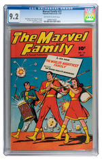 MARVEL FAMILY #23 1948 CGC 9.2 OFF-WHITE TO WHITE PAGES.