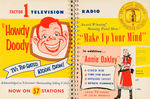 “WONDER BREAD AND HOSTESS CAKE "SALESMEN’S PRODUCT PROMOTIONAL BOOK WITH MANY HOWDY DOODY IMAGES.