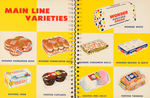 “WONDER BREAD AND HOSTESS CAKE "SALESMEN’S PRODUCT PROMOTIONAL BOOK WITH MANY HOWDY DOODY IMAGES.