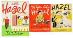 “HAZEL” LOT INCLUDING ORIGINAL SPECIALTY ART BY TED KEY AND SHIRLEY BOOTH SIGNED PROGRAM.