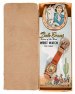 "DALE EVANS - QUEEN OF THE WEST" BOXED GIRLS' WRIST WATCH.