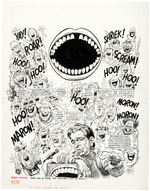 JACK DAVIS "MAD - THE MORON DOWNER JR. SHOW" COMPLETE & ORIGINAL STORY ART.