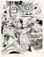 JACK DAVIS "MAD - THE MORON DOWNER JR. SHOW" COMPLETE & ORIGINAL STORY ART.