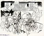 JACK DAVIS "MAD - THE MORON DOWNER JR. SHOW" COMPLETE & ORIGINAL STORY ART.