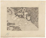 "SNOW WHITE AND THE SEVEN DWARFS" HAUNTED FOREST ORIGINAL STORYBOARD ART PAIR.