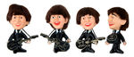 "THE BEATLES" REMCO DOLL SET.