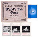 NYWF 1939 LOT OF FOUR BOXED CARD DECKS AND GAME.