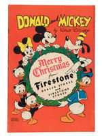 "DONALD AND MICKEY MERRY CHRISTMAS" FIRESTONE PREMIUM COMIC BOOK.