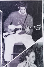 FRANK ZAPPA 1958 HIGH SCHOOL SENIOR YEARBOOK.