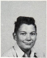 BUDDY HOLLY 1955 HIGH SCHOOL SENIOR YEARBOOK.