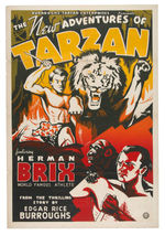 "THE NEW ADVENTURES OF TARZAN" MOVIE POSTER.