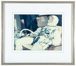 GEMINI 4 ASTRONAUT JAMES McDIVITT SIGNED PHOTO DISPLAY.