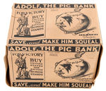 “ADOLF, THE PIG BANK” EMPTY BOX.