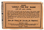 “ADOLF, THE PIG BANK” EMPTY BOX.