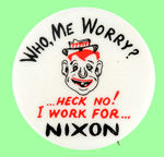 ANTI-NIXON BUTTON.