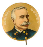 "ADMIRAL DEWEY" CHOICE COLOR ON GOLD.