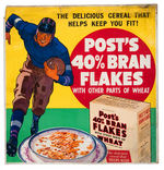 “POST’S 40% BRAN FLAKES” LARGE STORE STANDEE.