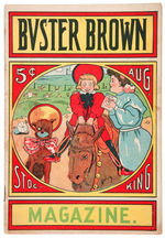 “BUSTER BROWN STOCKING” AUGUST 1906 MAGAZINE.