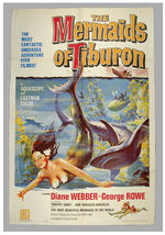 DIANE WEBBER "THE MERMAIDS OF TIBURON" ONE-SHEET MOVIE POSTER.