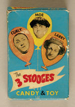 "THE 3 STOOGES CANDY & TOY" BOX.