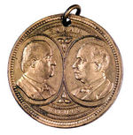 "EQUAL RIGHTS" BRYAN 1900 JUGATE MEDALET.