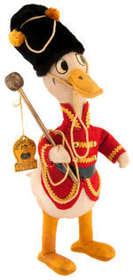 DONALD DUCK BAND LEADER DOLL (SIZE VARIETY) BY KNICKERBOCKER IN CHOICE CONDITION.