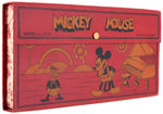 "MICKEY MOUSE DIXON STUDENT SET" PENCIL BOX WITH ORIGINAL CONTENTS.