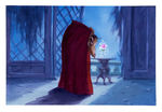 "BEAUTY AND THE BEAST" COLOR KEY ORIGINAL ARTWORK FEATURING BEAST.