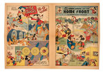 "WALT DISNEY'S HOME FRONT" WWII ERA PUBLICATION.