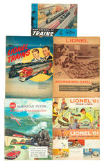 "LIONEL AMERICAN FLYER" AND RELATED CATALOGUE LOT.