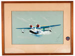 "SIKORSKY S-43" BABY CLIPPER FLYING BOAT ORIGINAL ART.