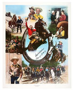 “BEST WISHES GENE AUTRY” AUTOGRAPHED POSTER.